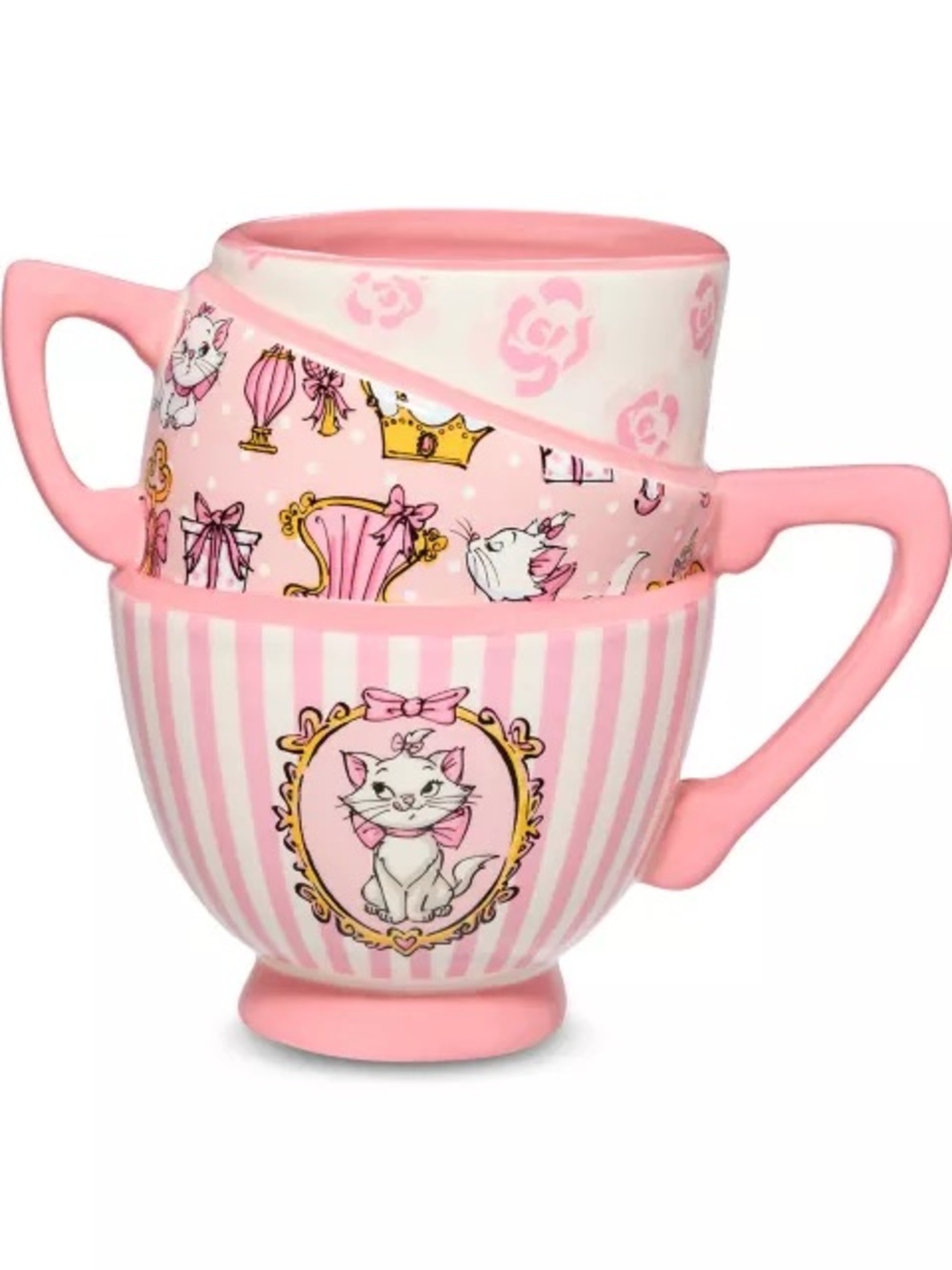 Disney Aristocats Marie Pink Triple Stack Mug